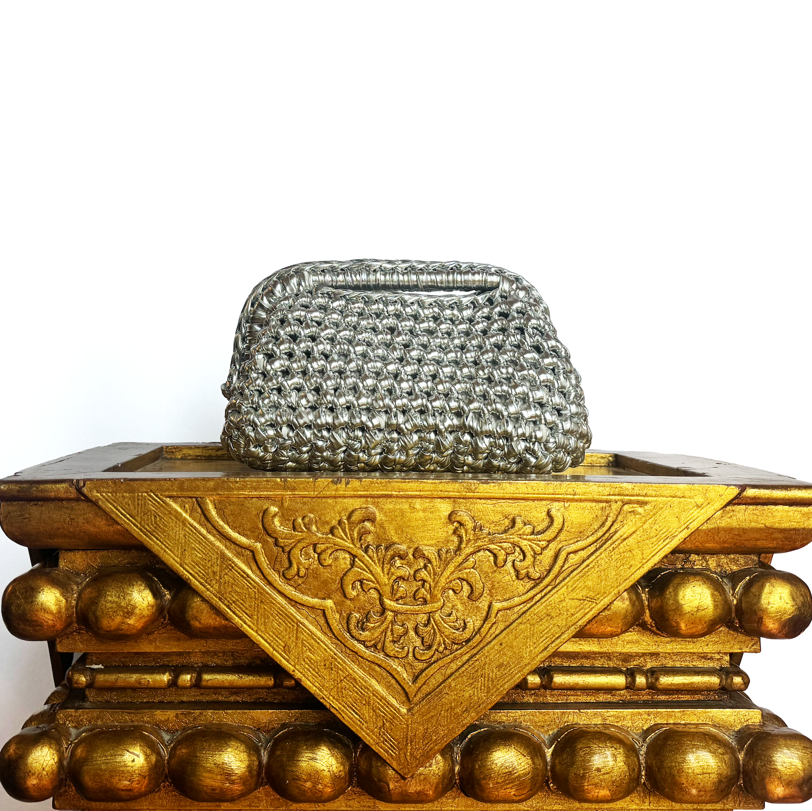 BOLSA CROCHET METALICA