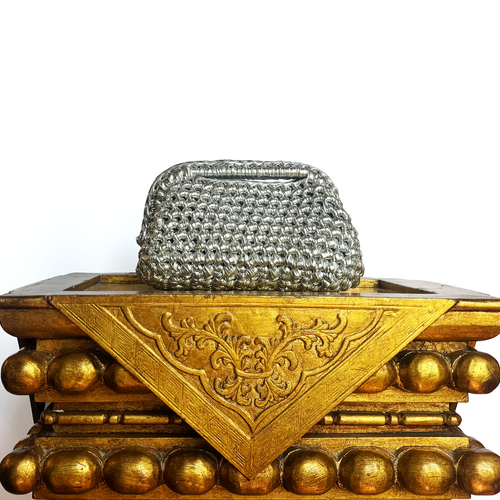 BOLSA CROCHET METALICA