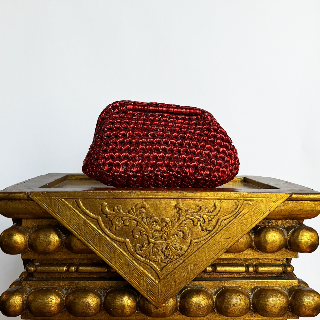 BOLSA CROCHET METALICA