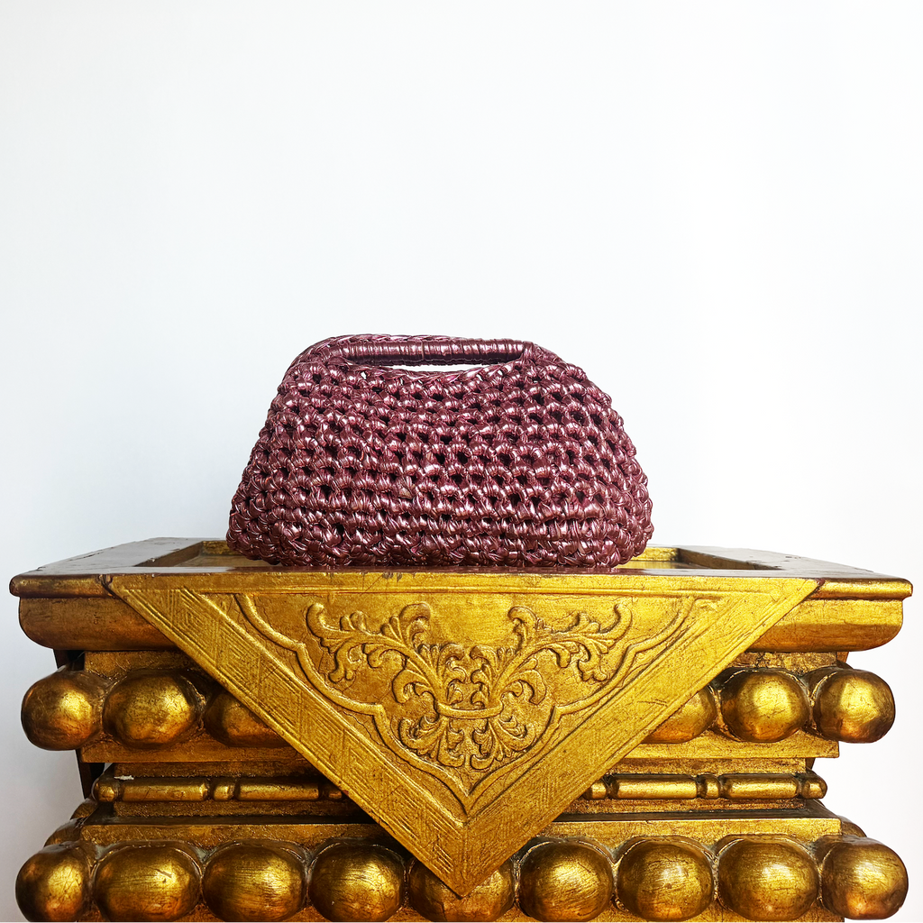 BOLSA CROCHET METALICA