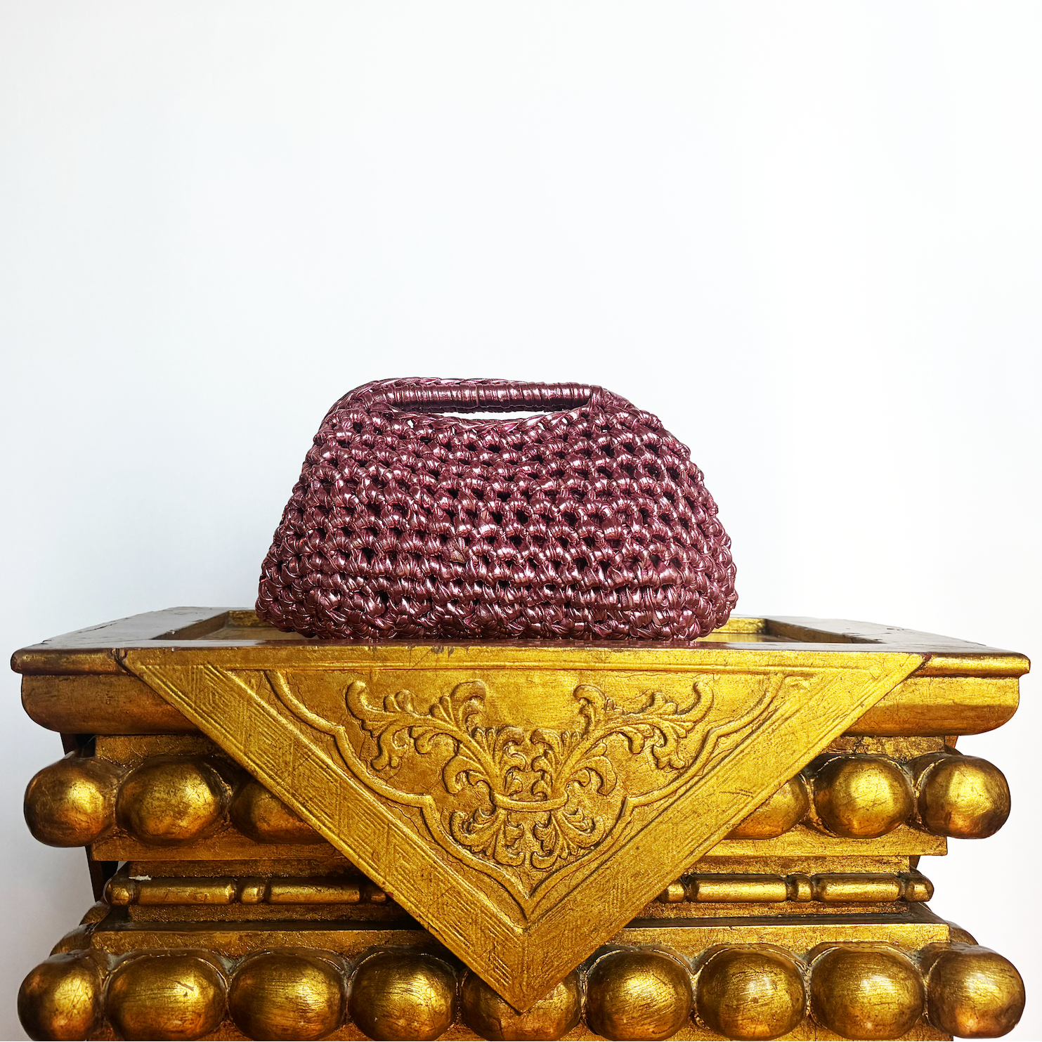 BOLSA CROCHET METALICA